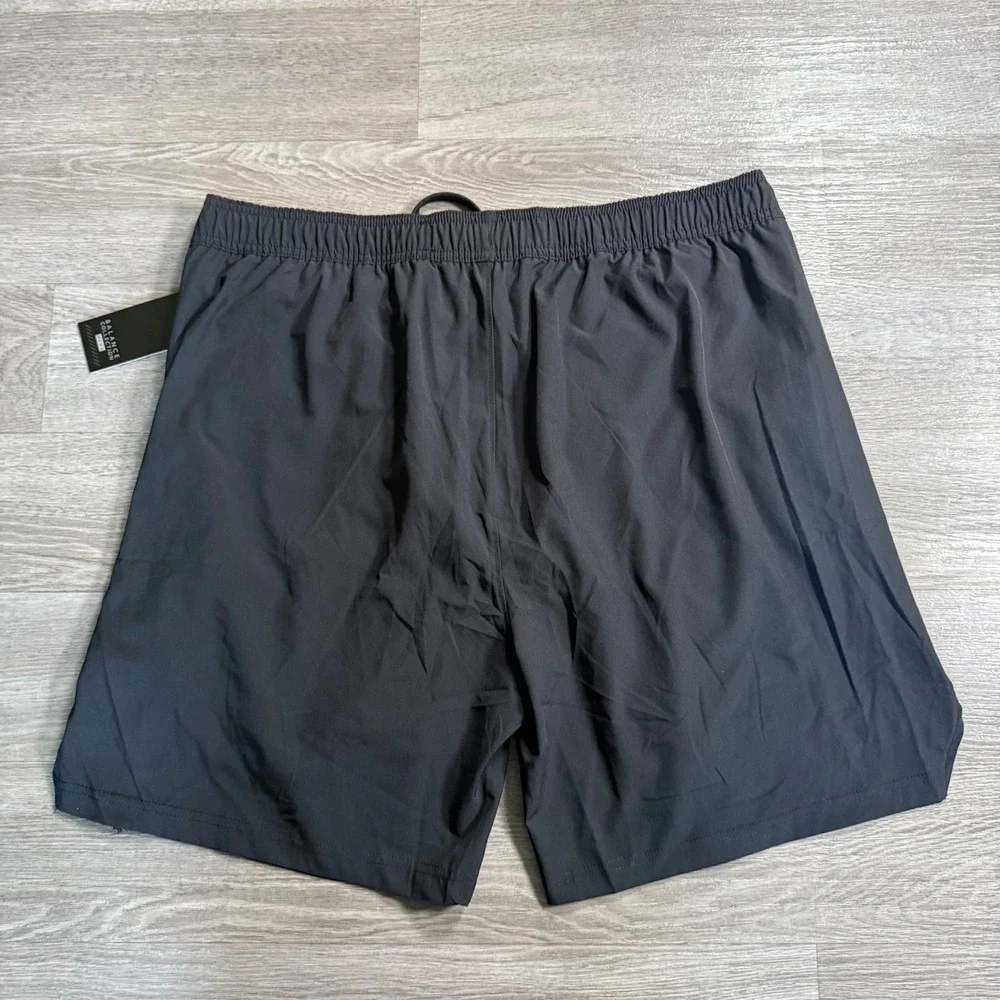 Balance Collection Mens Black 7 Inch Inseam Compression Liner Shorts XL BC003800 - Picture 7 of 7